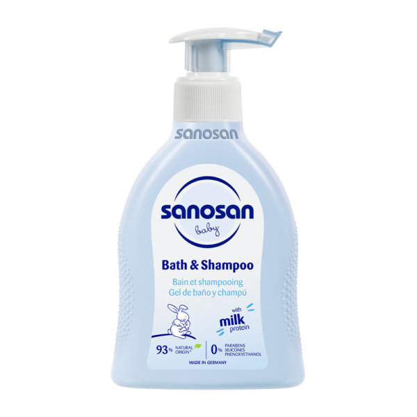 sanosan Baby Bath & Shampoo 200ml